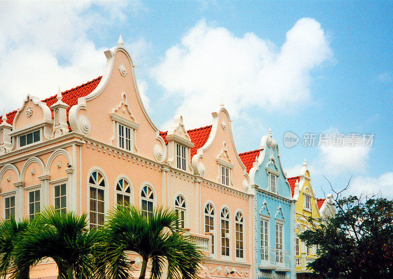 Oranjestad, Aruba:荷兰殖民建筑